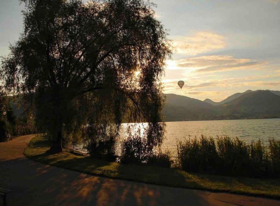 See- Und Bergblick In Bestlage Am 泰根塞 外观 照片