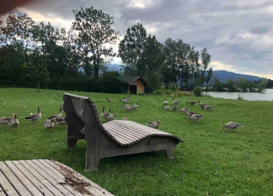 See- Und Bergblick In Bestlage Am 泰根塞 外观 照片